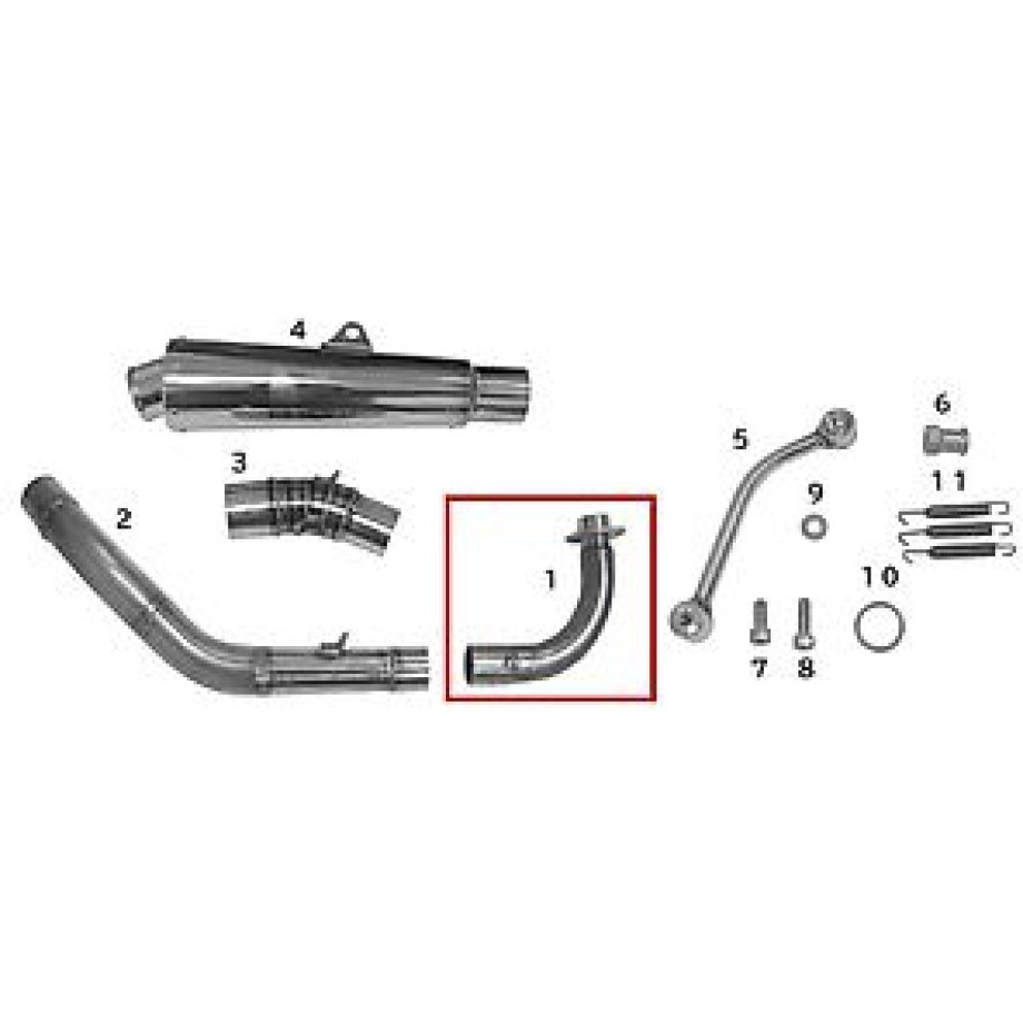 SP TAKEGAWA Exhaust Pipe COMP